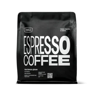 Tasty Coffee в зернах Гватемала Декаф