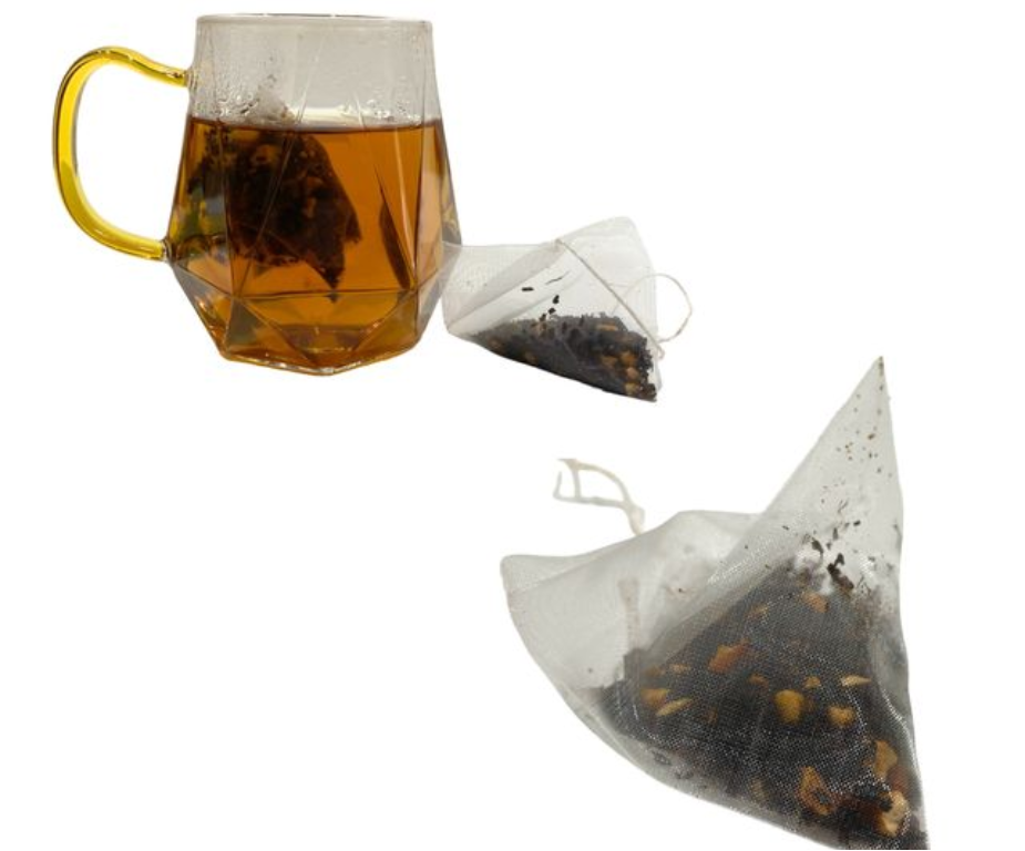 Черный чай в пирамидках Яблоко корица 1