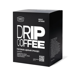 Tasty Coffee в дрип-пакетах Гватемала Адольфо Эрнандес