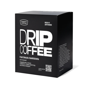 Tasty Coffee в дрип-пакетах Гватемала Пампохила