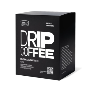 Tasty Coffee в дрип-пакетах Гватемала Сантьяго