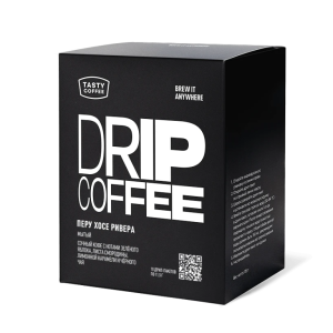 Tasty Coffee в дрип-пакетах Перу Хосе Ривера