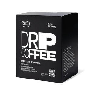 Tasty Coffee в дрип-пакетах Перу Кени Яхахуанка