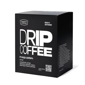 Tasty Coffee в дрип-пакетах Руанда Шийира