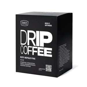 Tasty Coffee в дрип-пакетах Перу Фернал Руис